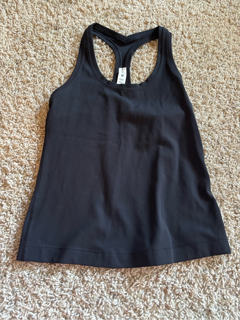 lululemon athletica Black Racerback Tank